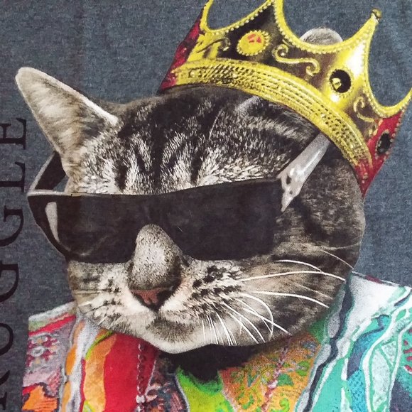 new Cat tee Everyday Struggle UNISEX Biggie Smalls Rap Gangsta Kitty XL rapper - Picture 3 of 12